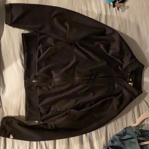 ADIDAS BLACK BOMBER JACKET